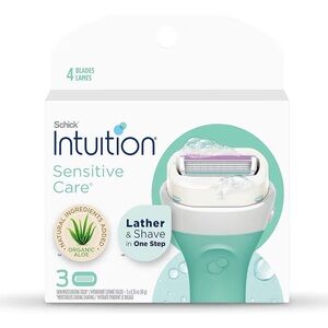 Schick Intuition Sensitive Skin Womens Razor Refills Pack of 2 (6 total)